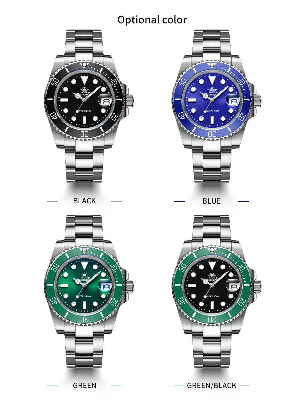 ADDIESDIVE™ Stainless Steel Quartz Business & Outdoor Men’s Watch