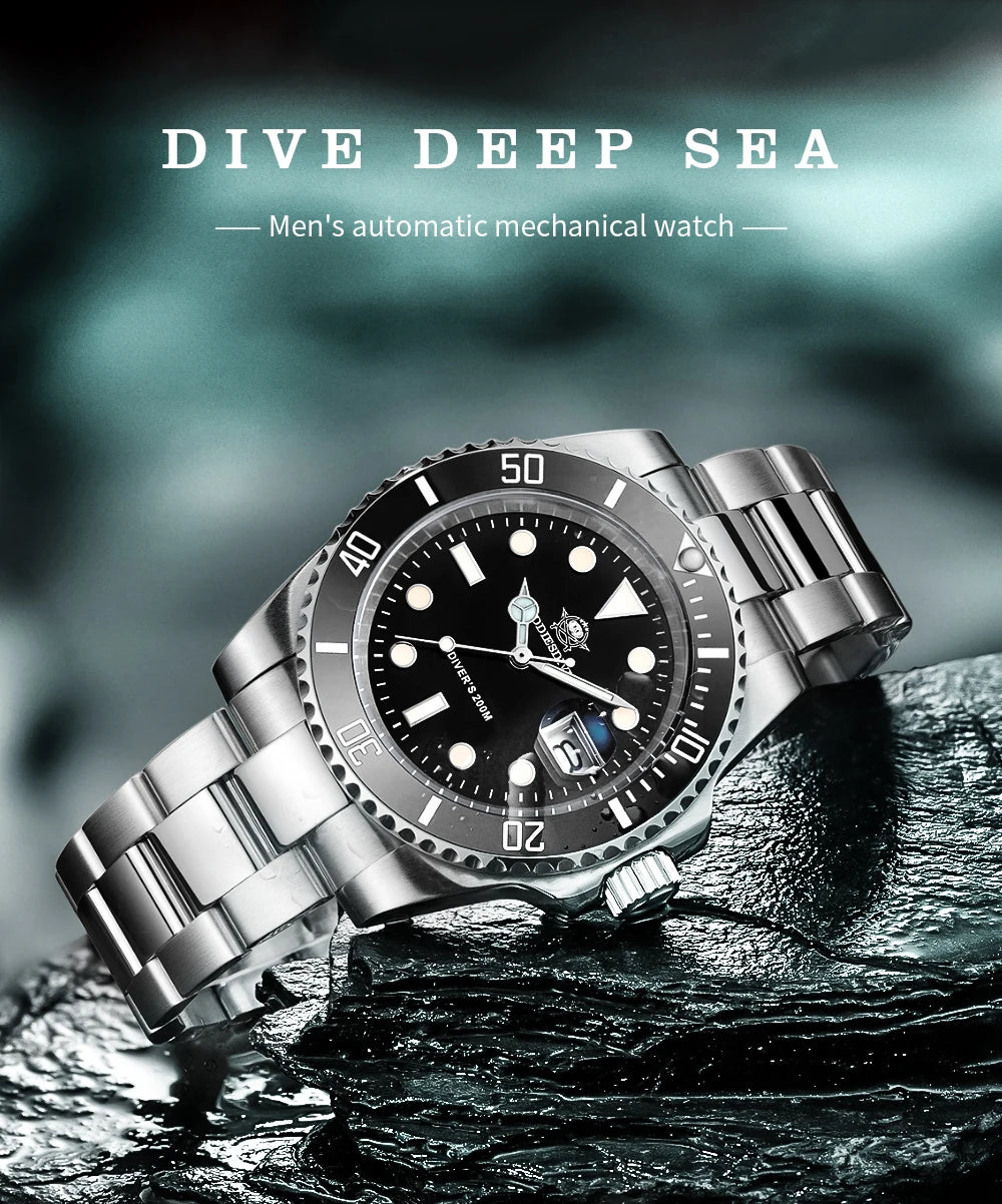 ADDIESDIVE™ Stainless Steel Quartz Business & Outdoor Men’s Watch