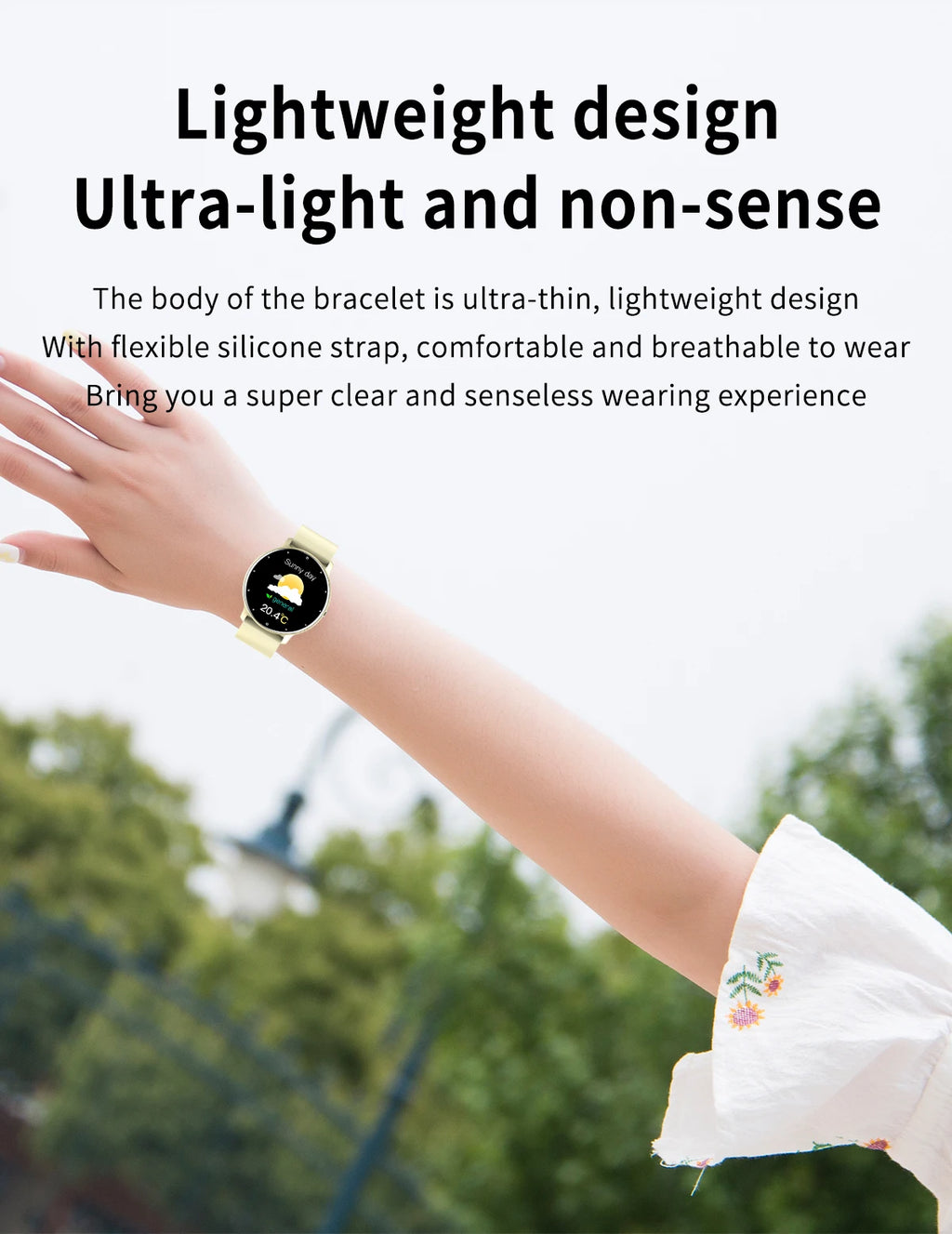 LIGE 2026 Smartwatch – Fitness, Heart Rate Monitor, Waterproof, Android & iOS