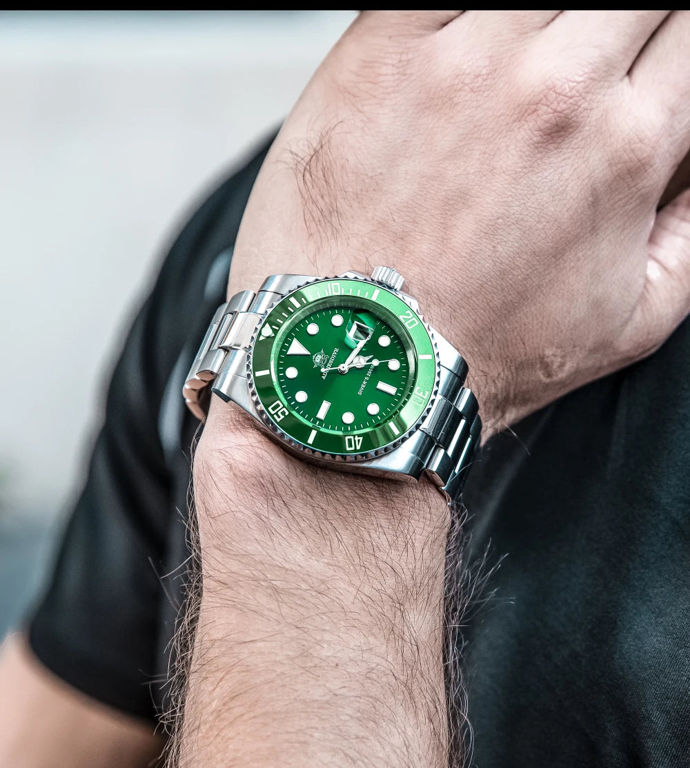 ADDIESDIVE™ Stainless Steel Quartz Business & Outdoor Men’s Watch