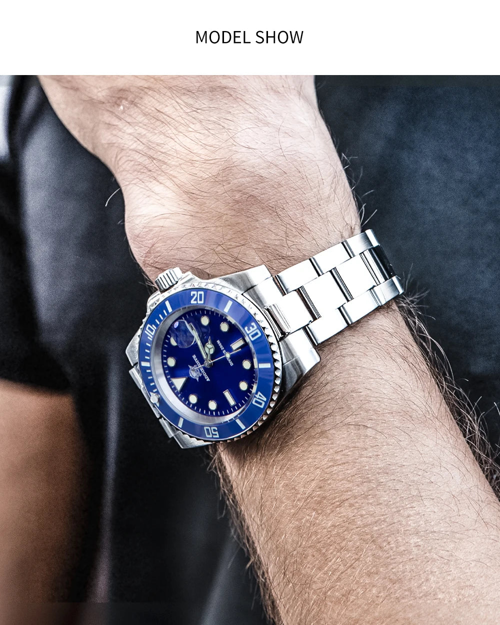 ADDIESDIVE™ Stainless Steel Quartz Business & Outdoor Men’s Watch