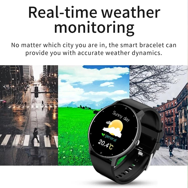 LIGE 2026 Smartwatch – Fitness, Heart Rate Monitor, Waterproof, Android & iOS