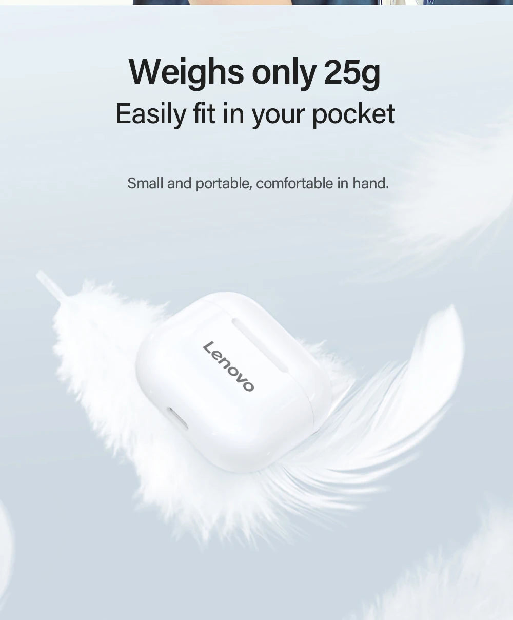 LENOVO™ LP40 Touch Control TWS Wireless Stereo Earbuds