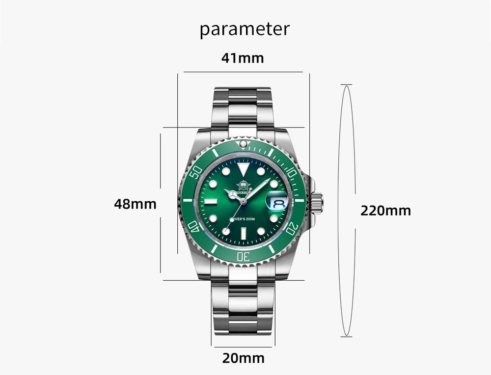ADDIESDIVE™ Stainless Steel Quartz Business & Outdoor Men’s Watch