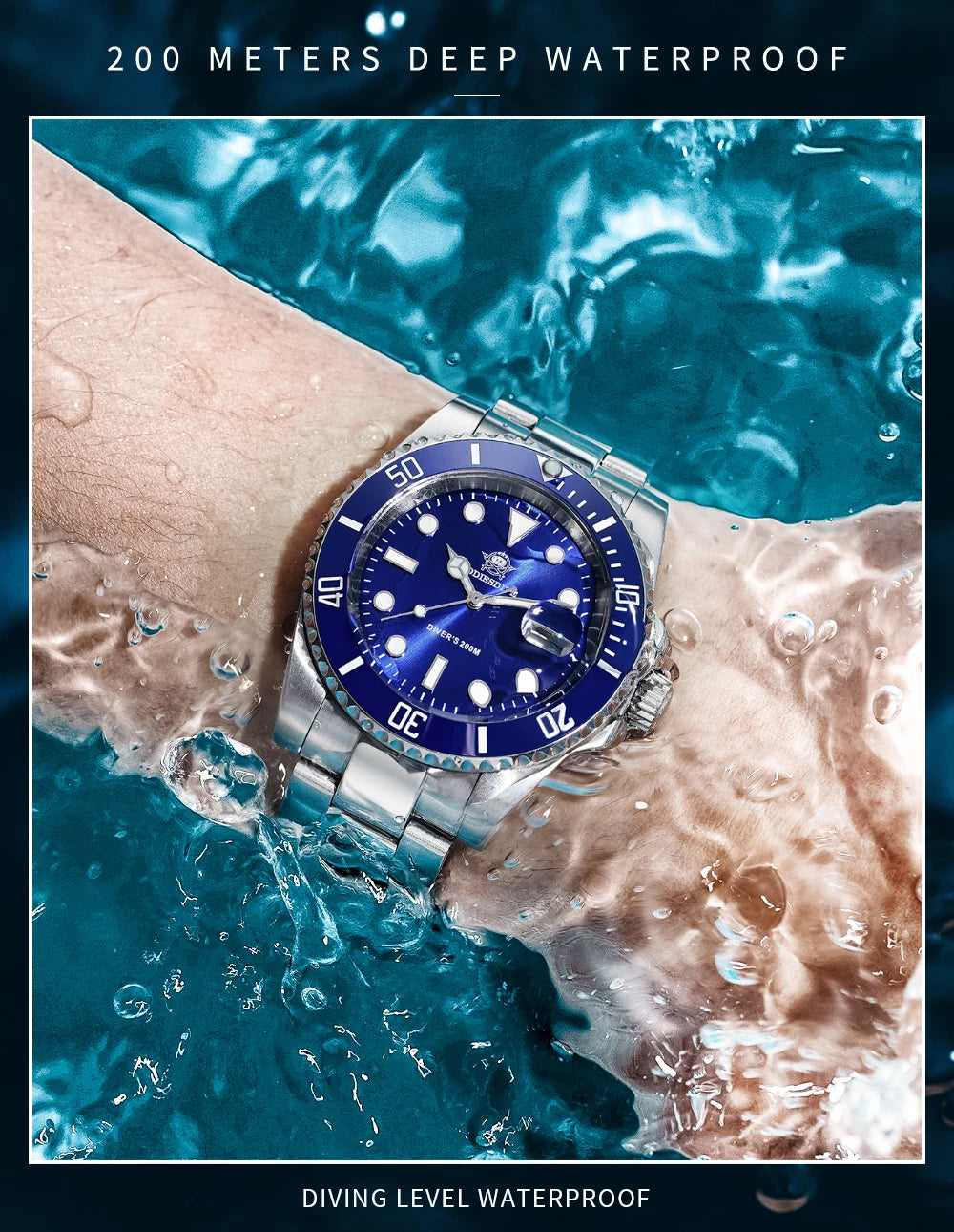 ADDIESDIVE™ Stainless Steel Quartz Business & Outdoor Men’s Watch
