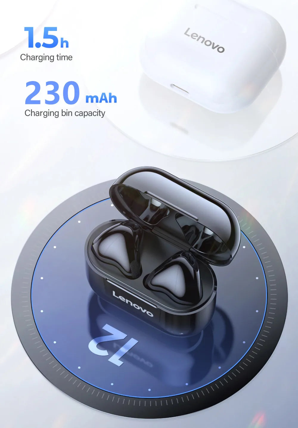 LENOVO™ LP40 Touch Control TWS Wireless Stereo Earbuds