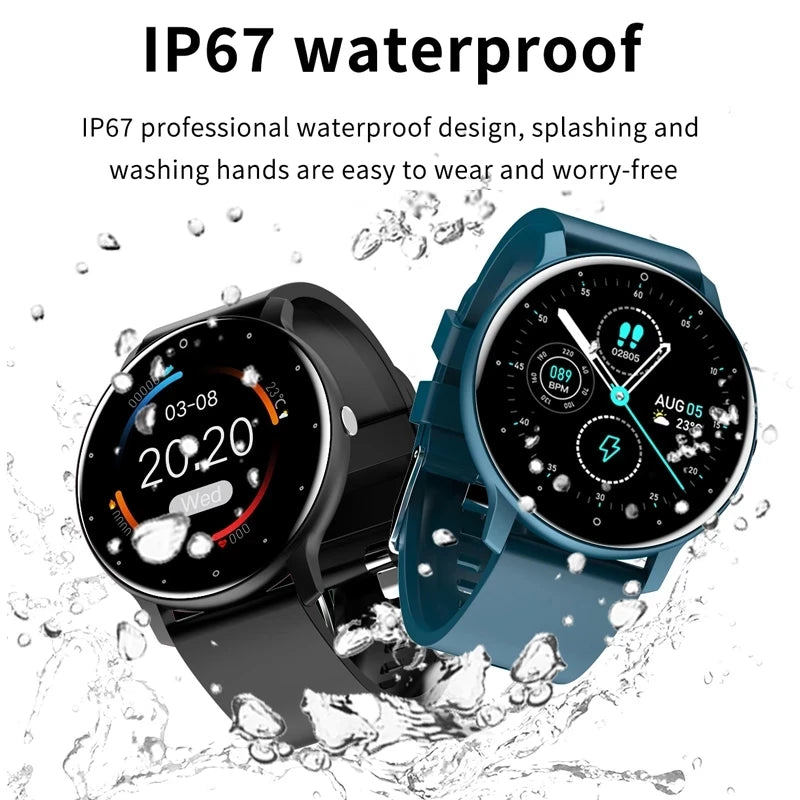 LIGE 2026 Smartwatch – Fitness, Heart Rate Monitor, Waterproof, Android & iOS