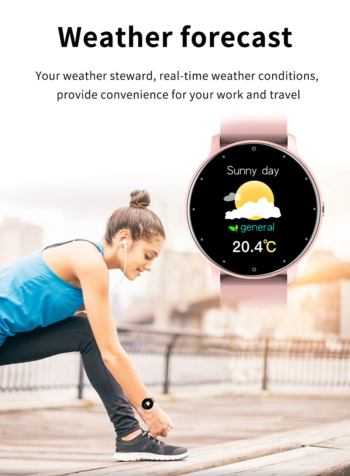 LIGE 2026 Smartwatch – Fitness, Heart Rate Monitor, Waterproof, Android & iOS