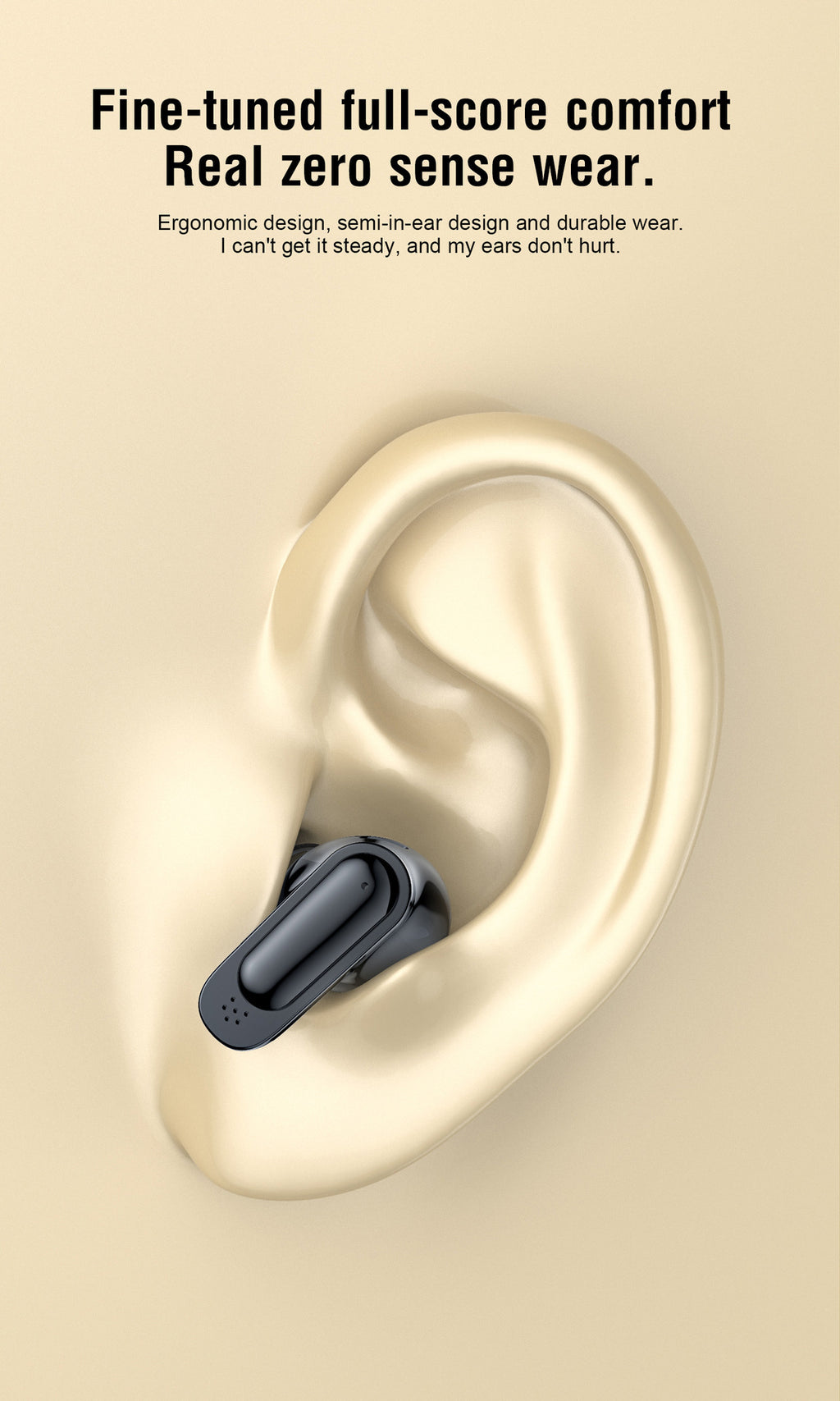NOVALYX™ Ultra V11 Smart Touch ANC Wireless Earbuds