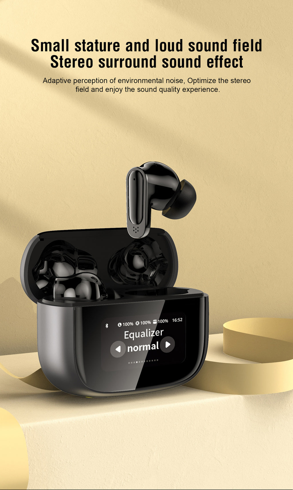 NOVALYX™ Ultra V11 Smart Touch ANC Wireless Earbuds