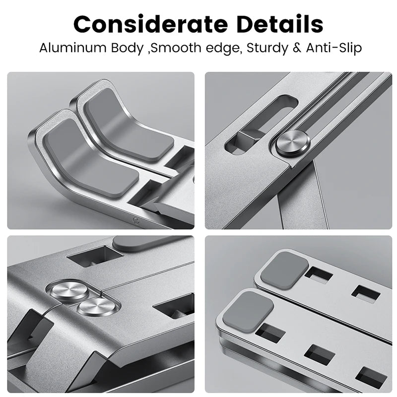 ELEVARA™ Aluminum Ergonomic Laptop Stand