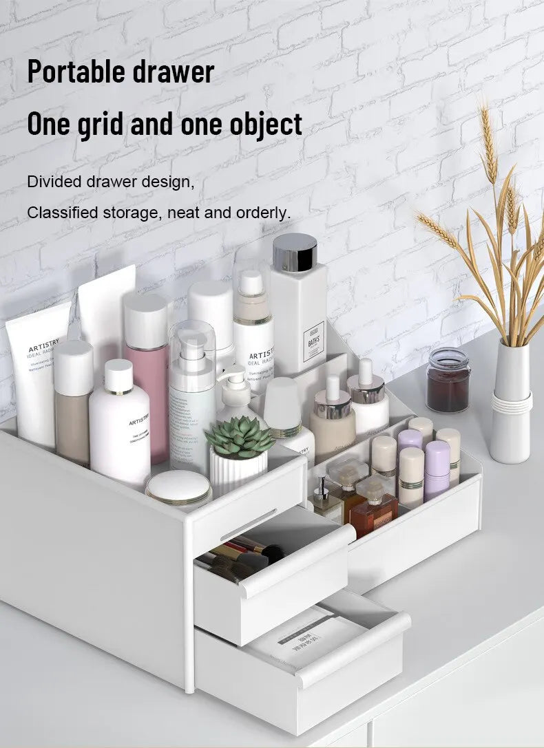 ORDENZA™ PureWhite Drawer Makeup Organizer