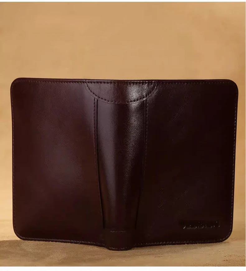 MANBANG™ Classic Genuine Leather Slim Wallet for Men