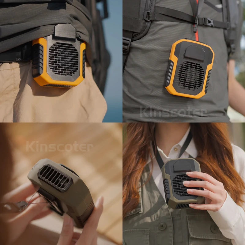 KINSCOTER™ AeroFlow Portable Neck & Waist Cooling Fan