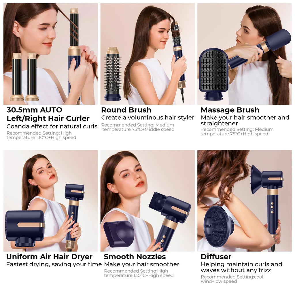 UKLISS™ AirLuxe 7-in-1 Professional Hair Styler