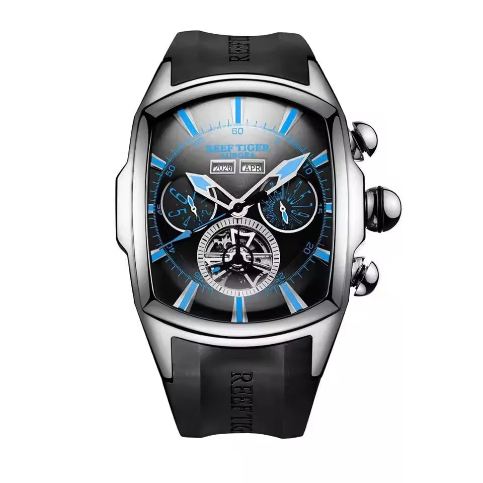 NOIRVANT™ Tourbillon Barrel Automatic Watch