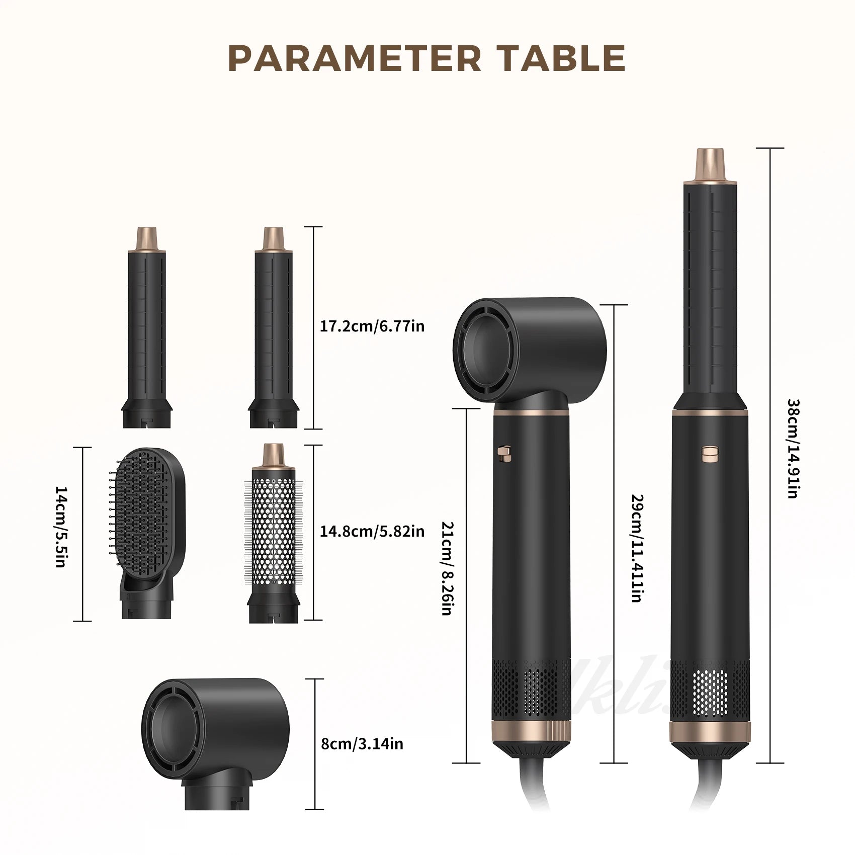 UKLISS™ AirLuxe 5-in-1 Hair Styler System