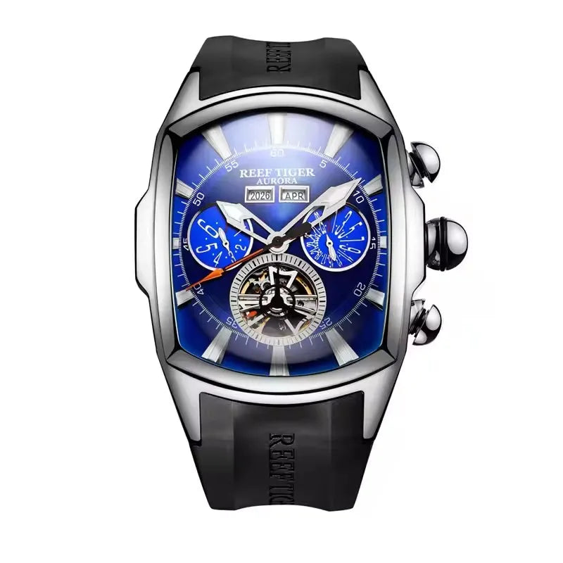NOIRVANT™ Tourbillon Barrel Automatic Watch