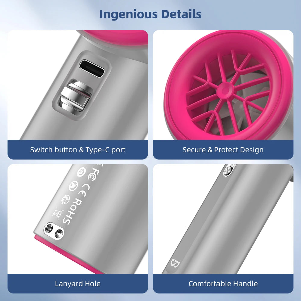 VORTEXA™ TurboFlow Portable Mini Fan