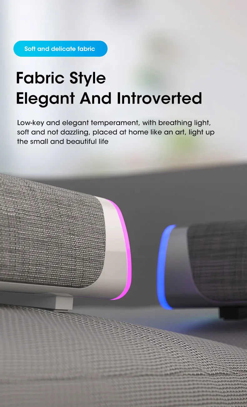 SONIQEDGE™ 4D Stereo Soundbar Speaker