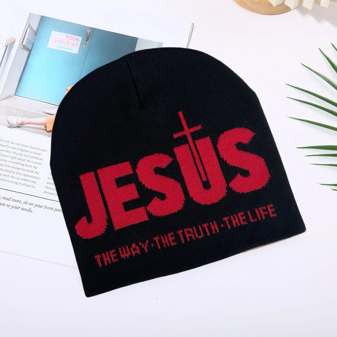 UrbanWarm™ Letter Knit Winter Beanie with Ear Protection