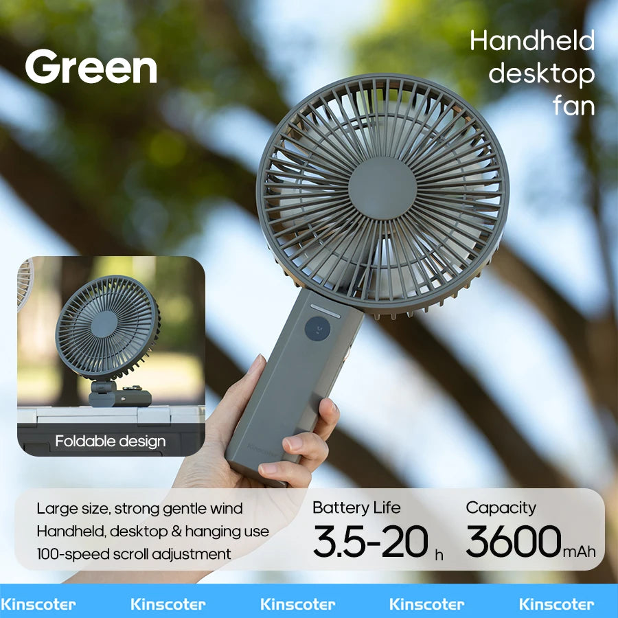 ZENOVA™ FlexBreeze Folding Portable Fan