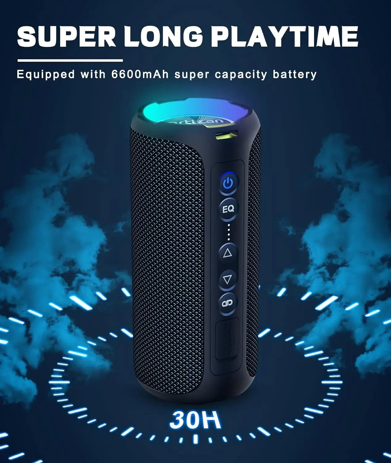 ORTIZAN™ BoomCore 40W Outdoor Bluetooth Speaker