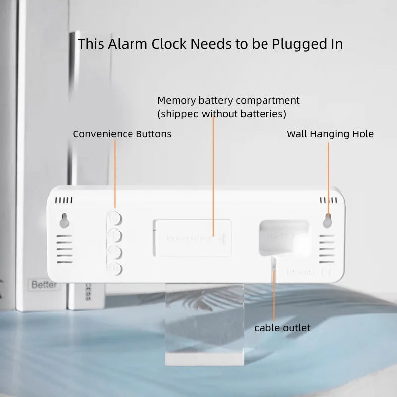 AURACLOCK™ Minimalist LED Smart Wall Clock