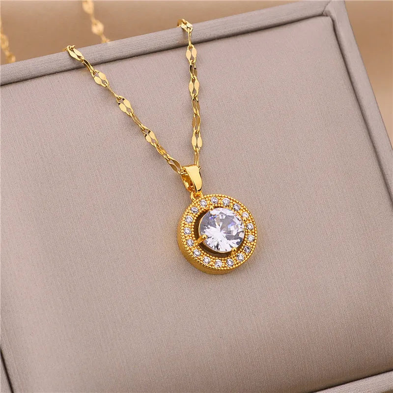 VÉLISSE™ Luxury Zircon Clavicle Chain Necklace