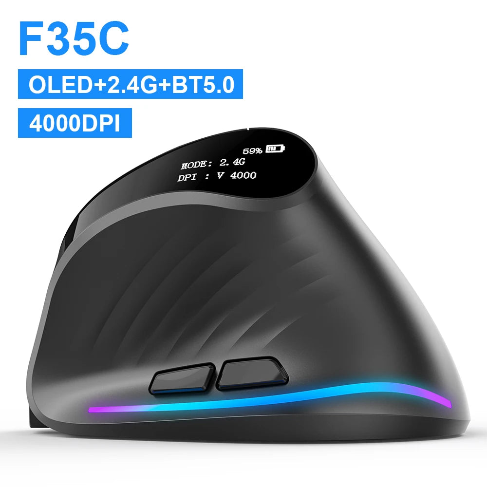 ERGOVA™ F35 Vertical Wireless Ergonomic Mouse