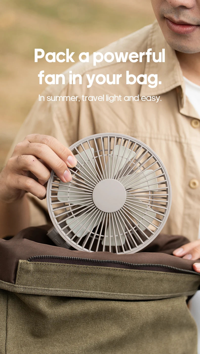 ZENOVA™ FlexBreeze Folding Portable Fan