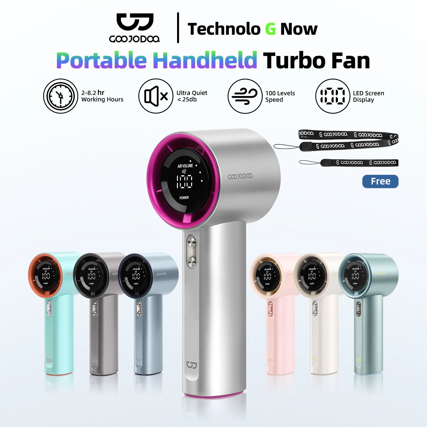 VORTEXA™ TurboFlow Portable Mini Fan