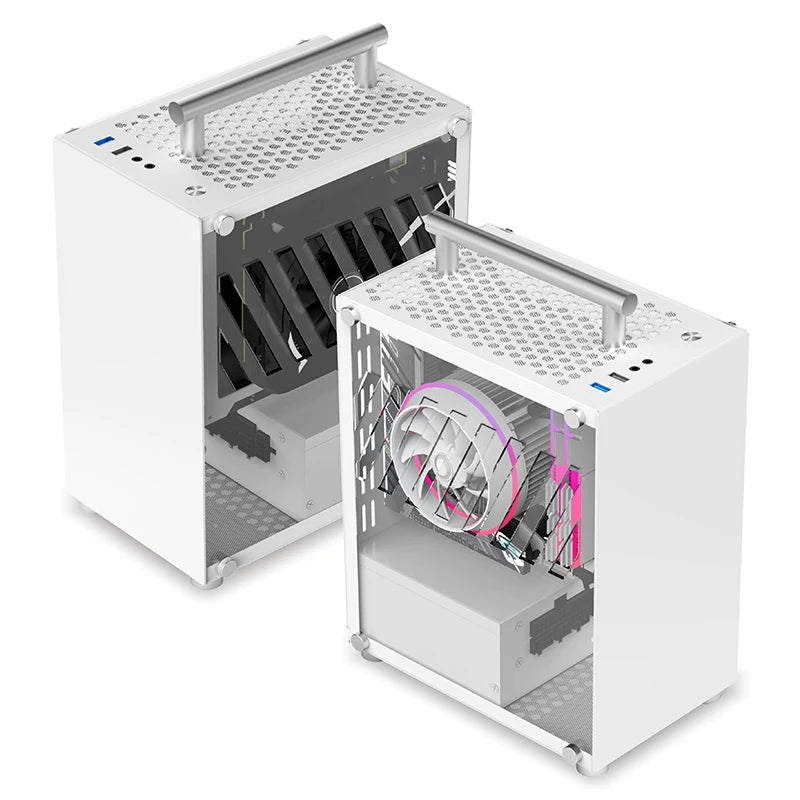 METALFISH™ T40 Mini ITX 7L Compact Gaming Case