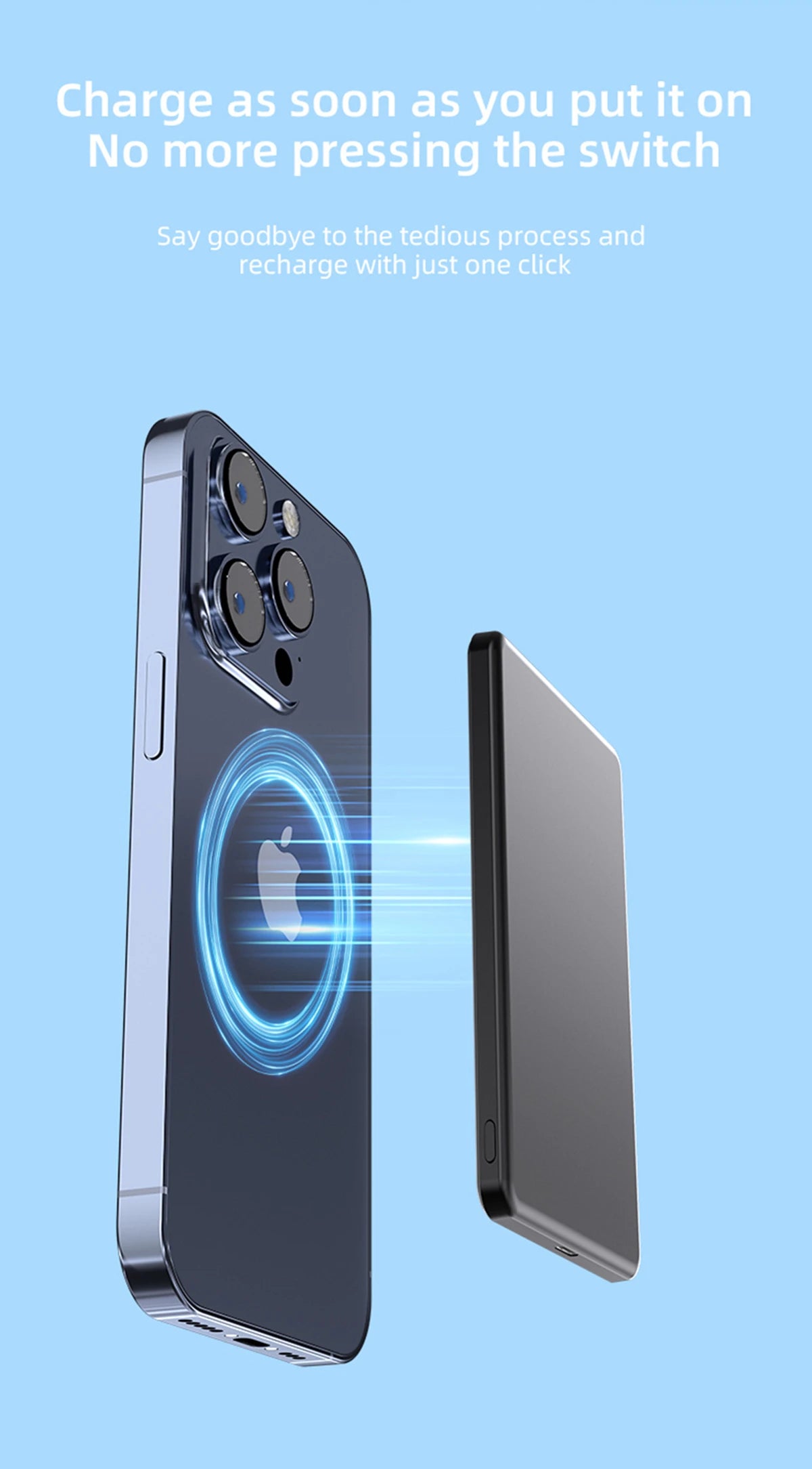 VOLTMAG™ SlimSnap Wireless Power Bank