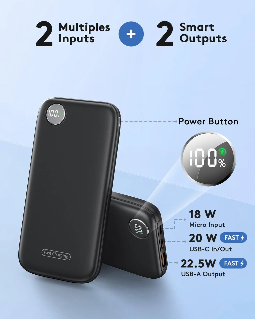 VOLTRIX™ SlimCharge 10000 Power Bank