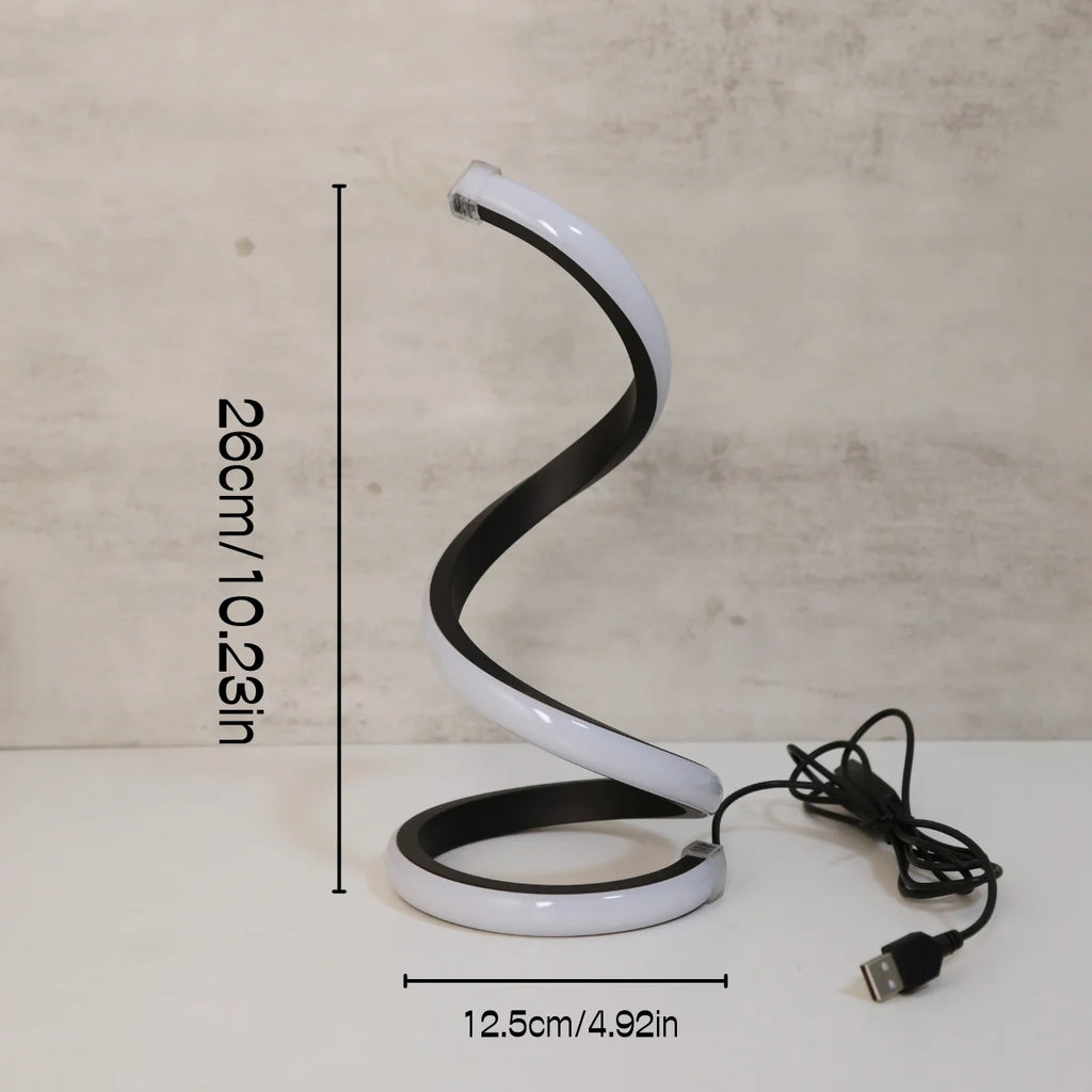 LUMIARC™ Spiral Glow LED Desk Lamp