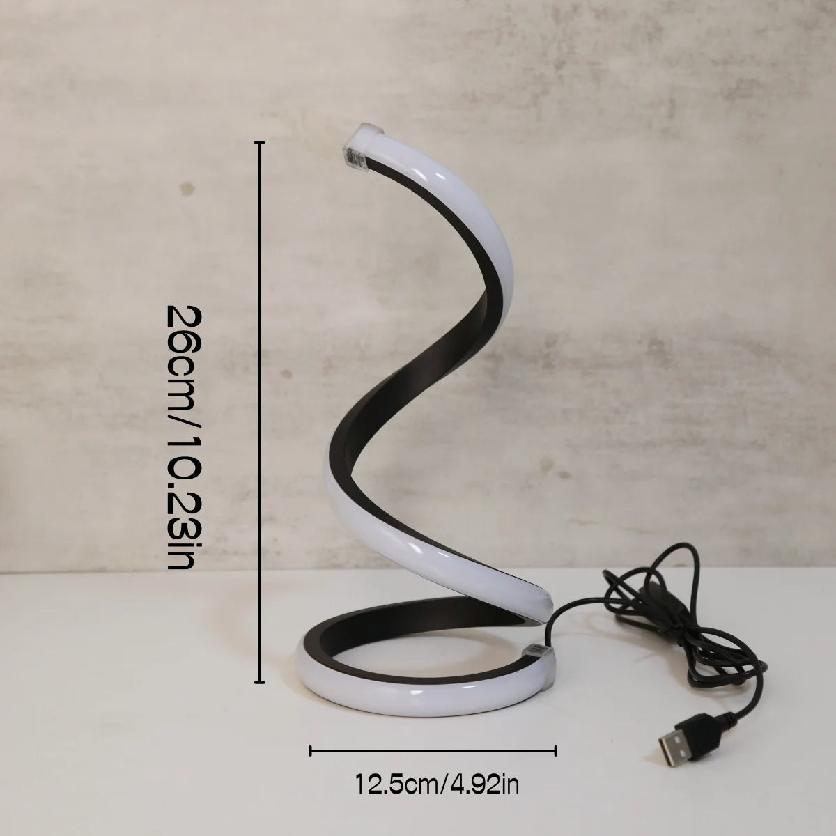 LUMIARC™ Spiral Glow LED Desk Lamp