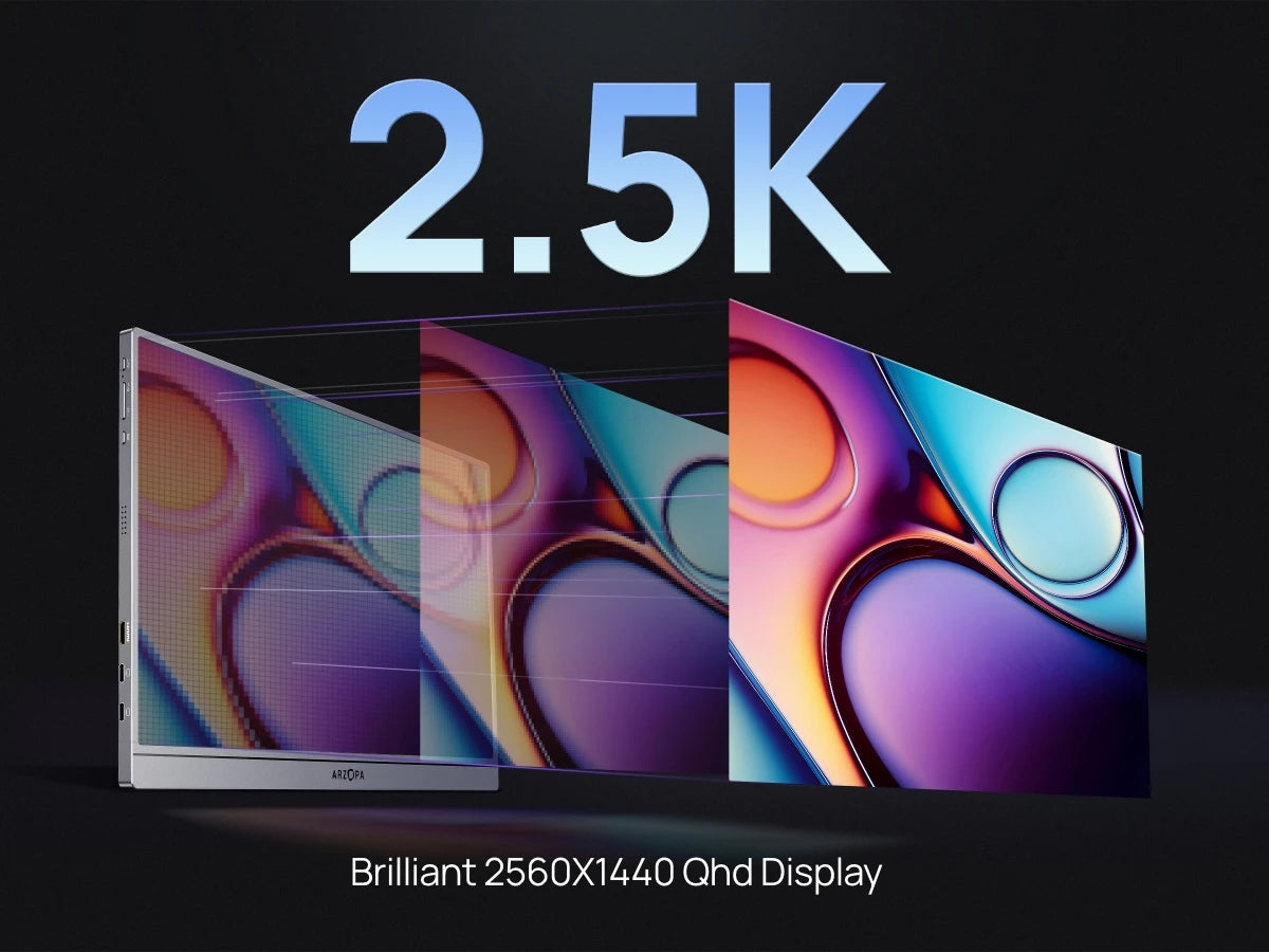 ARZOPA™ Z3FC 16.1” 2.5K 180Hz Portable Gaming Monitor