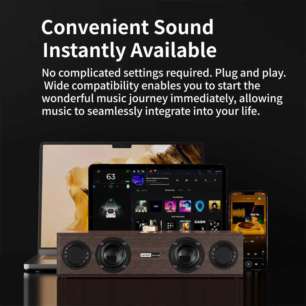 LENOVO™ C02 Retro Bluetooth Speaker