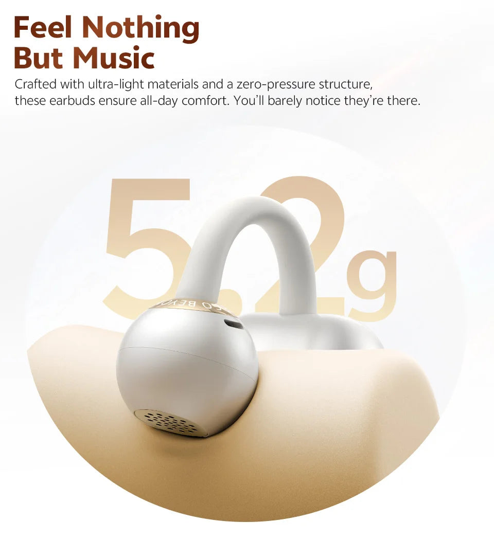 AURION™ Crossky Open-Ear Clip Wireless Earbuds