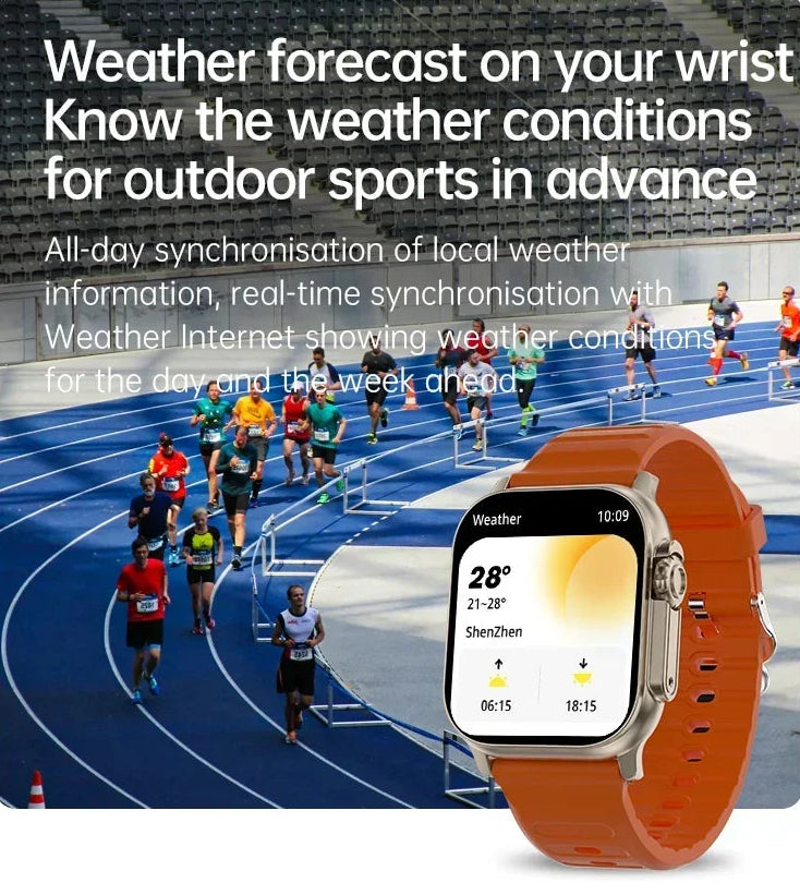 T900 Ultra 2 49mm Smartwatch – AMOLED 2.3”, NFC, Compass, Waterproof, Android & iOS
