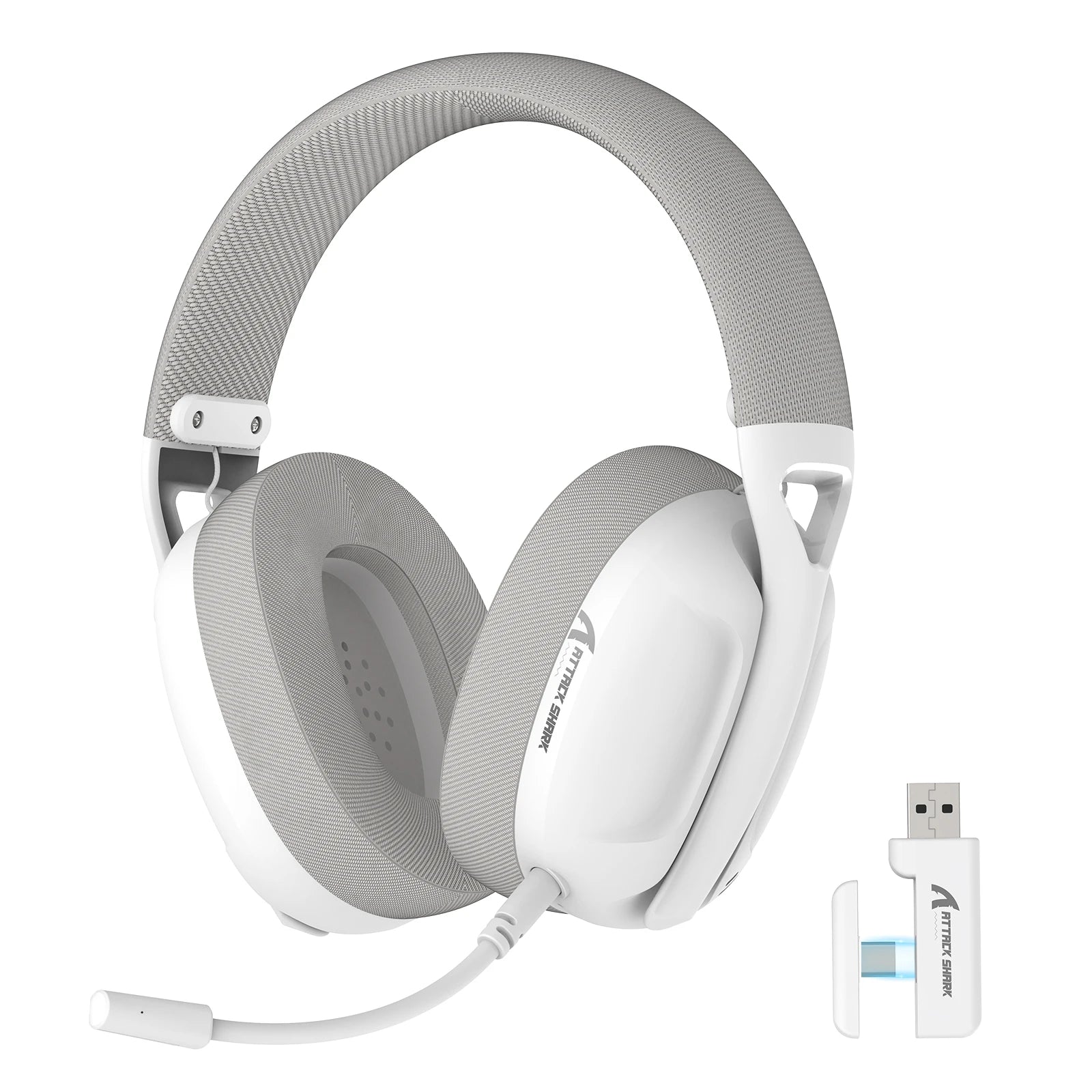 ATTACK SHARK L80 Wireless Gaming Headset – Ultra-Light RGB Low Latency
