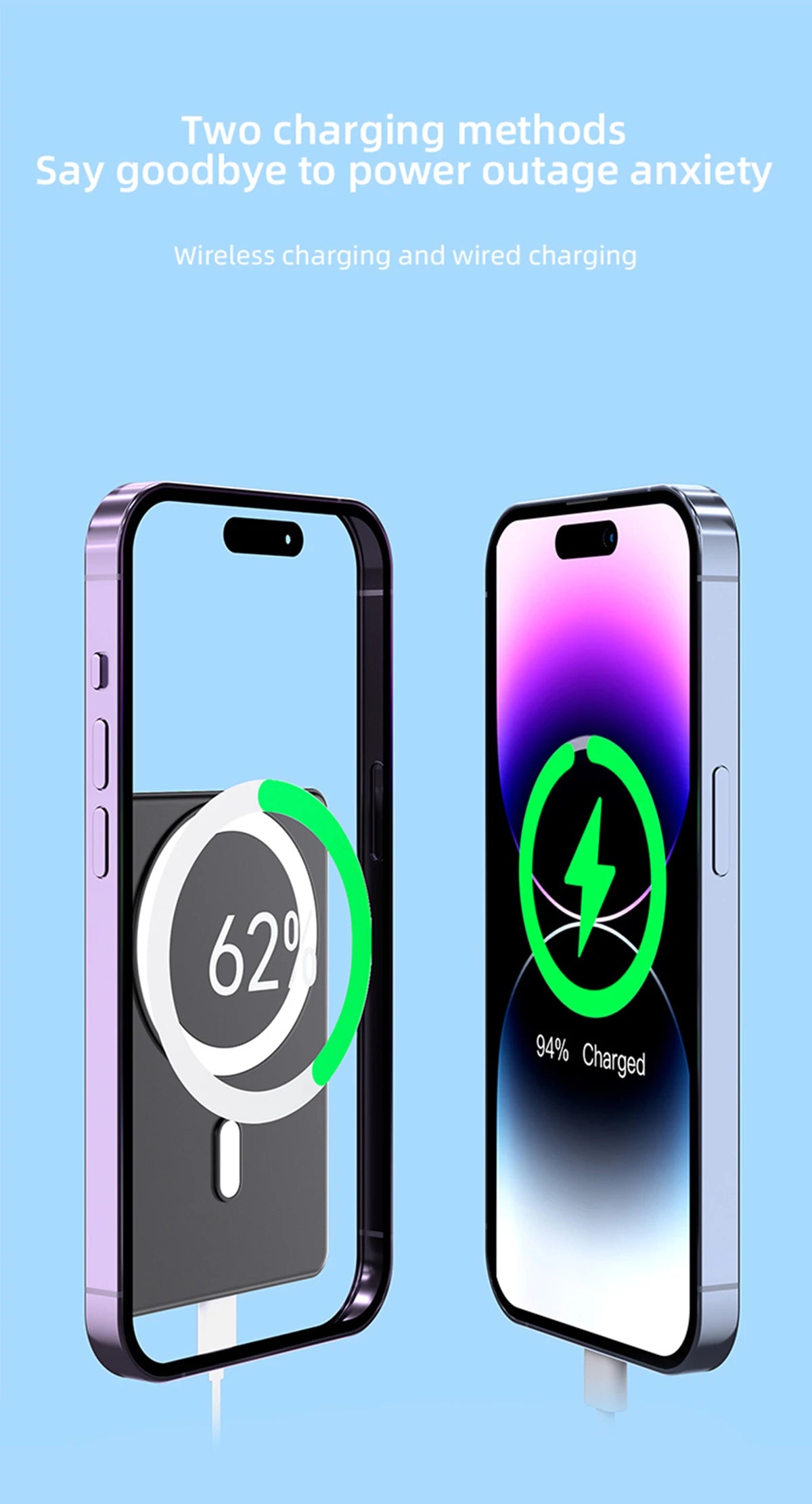 VOLTMAG™ SlimSnap Wireless Power Bank