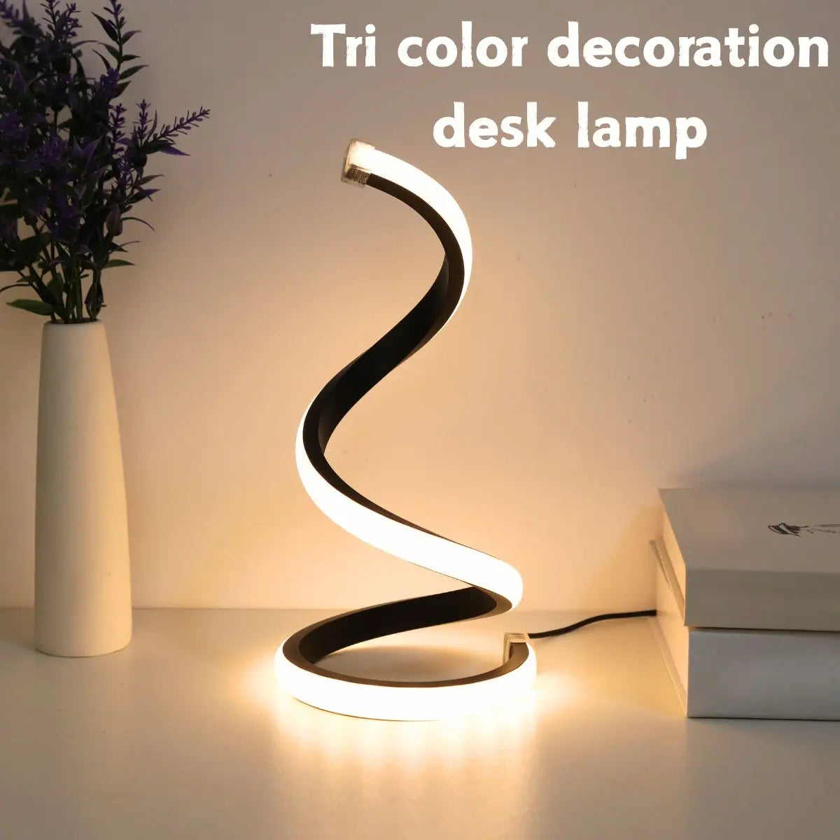 LUMIARC™ Spiral Glow LED Desk Lamp