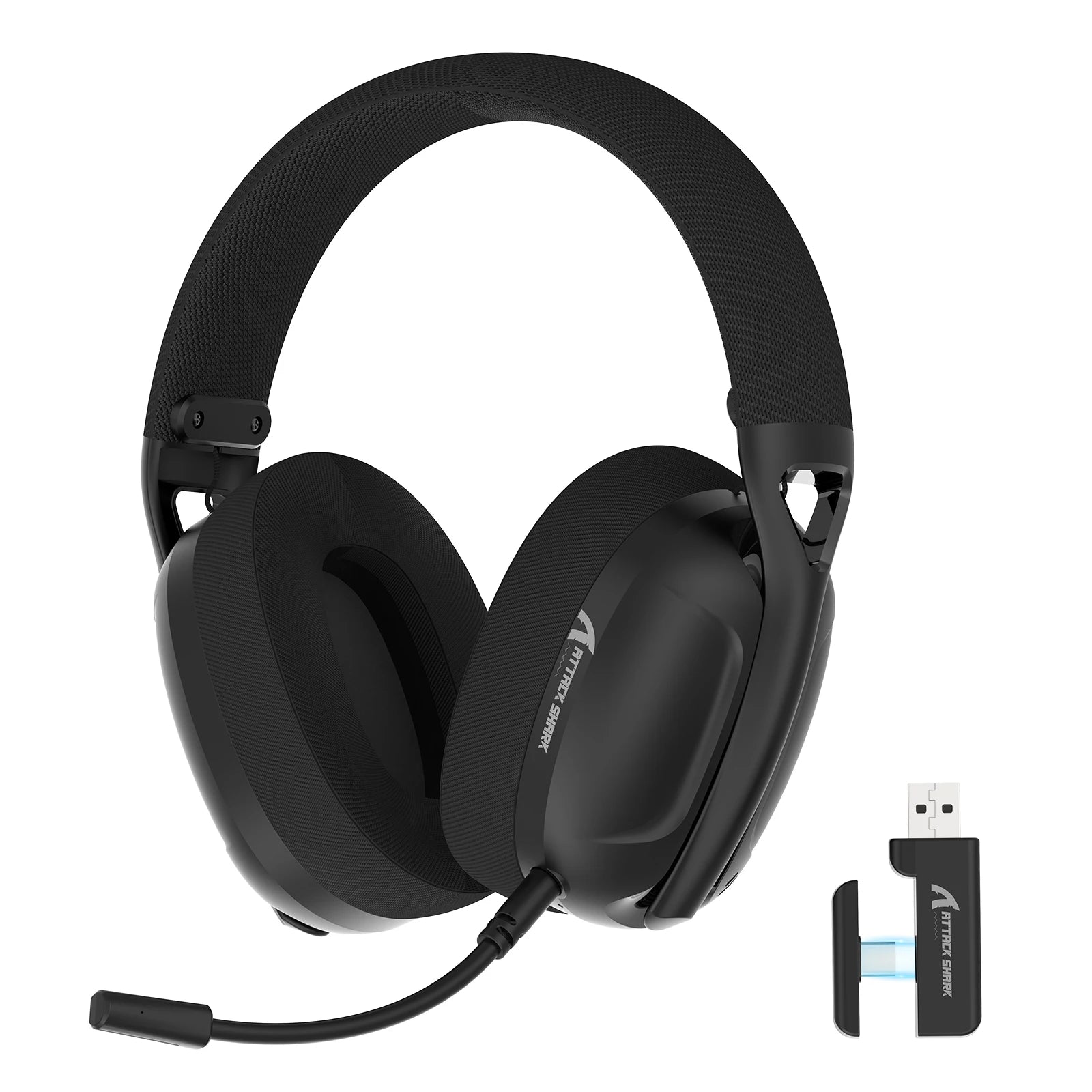 ATTACK SHARK L80 Wireless Gaming Headset – Ultra-Light RGB Low Latency