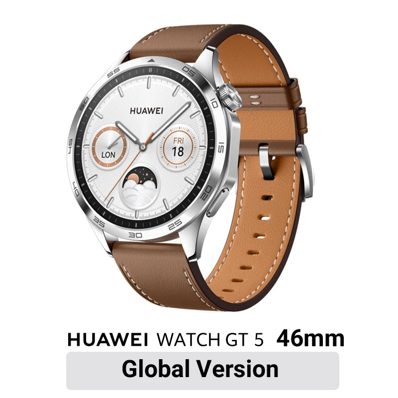 HUAWEI Watch GT 5 / GT5 Pro Smartwatch – Built-in Map, Message Replay, iOS & Android