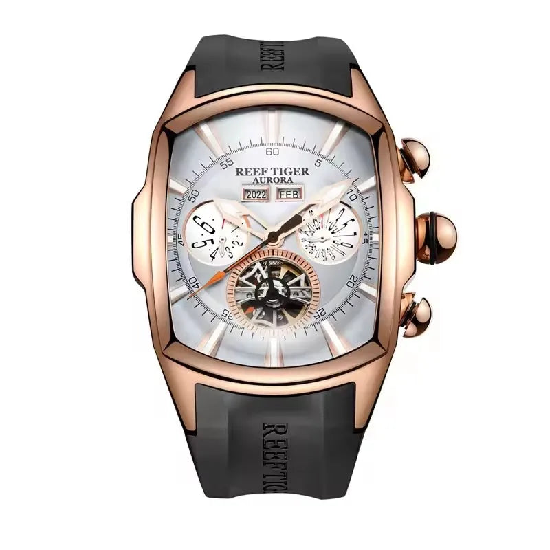 NOIRVANT™ Tourbillon Barrel Automatic Watch