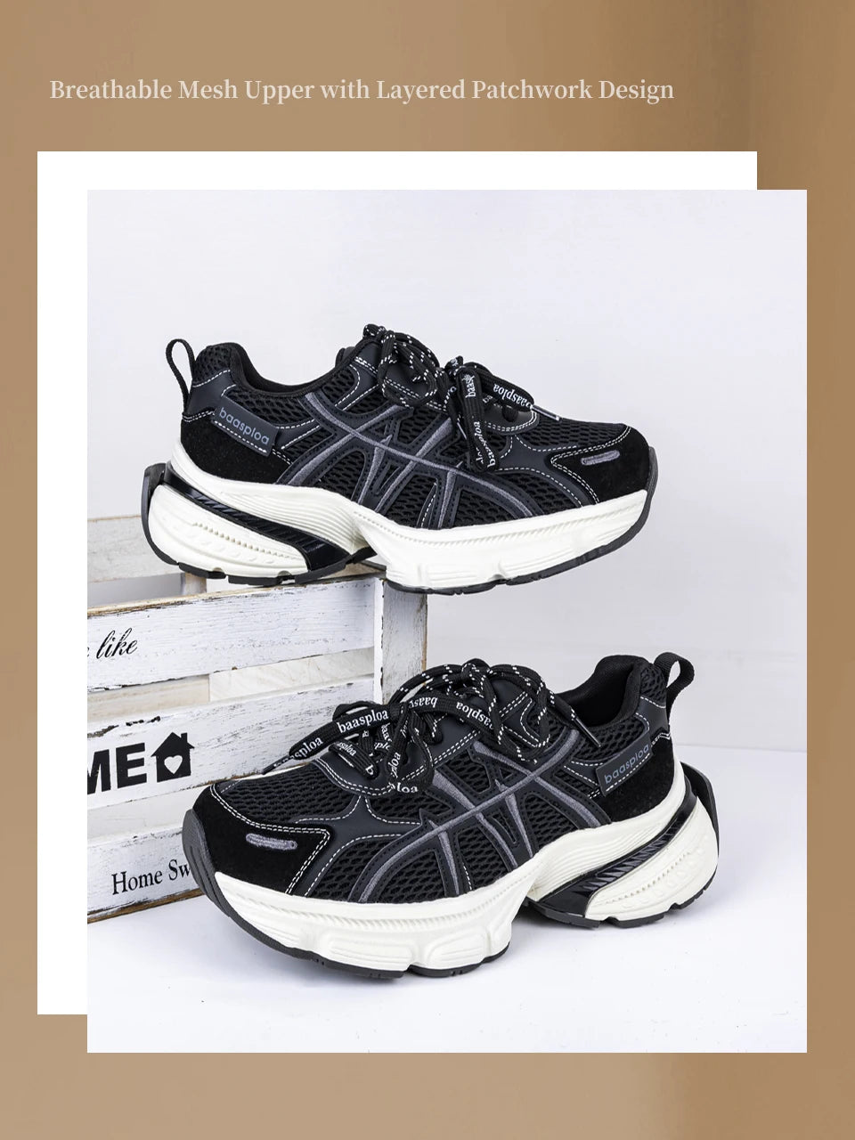 Baasploa™ Retro Chunky Breathable Sneakers