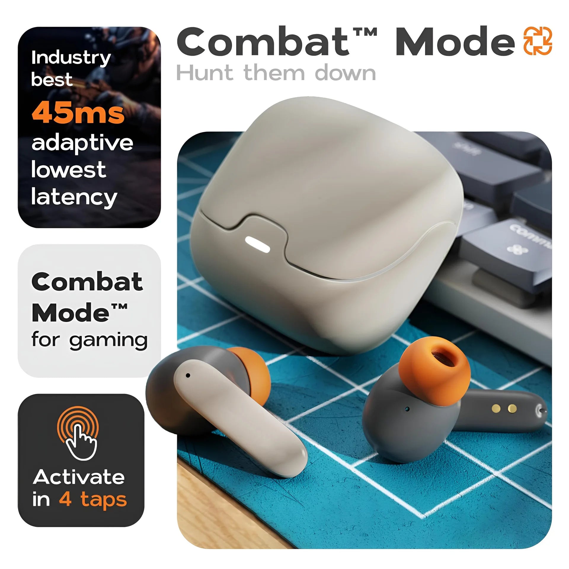 VELTRON™ AirSync TWS 5.4 ENC Wireless Earbuds