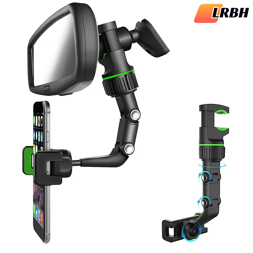 AURAVIEW™ 360 Rearview Mirror Phone Mount